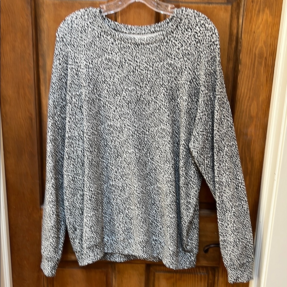 Athleta animal print sweatshirt Small Tall